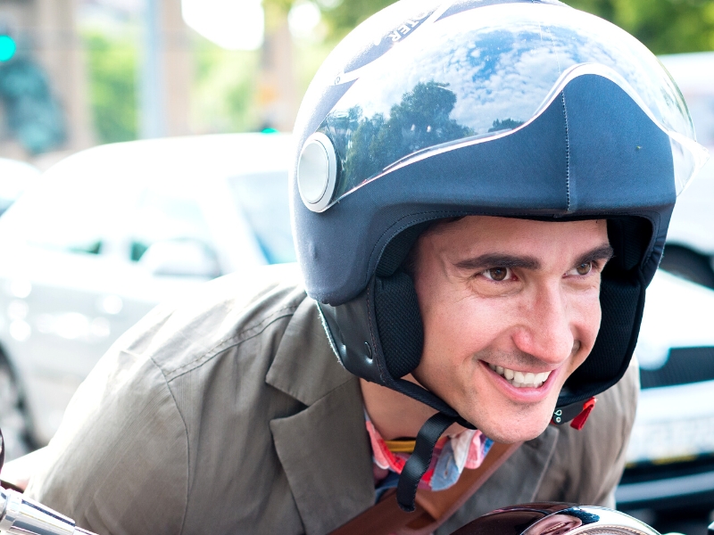 Man smiling